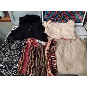 Lot Of 5 Women’s Plus Roamans Brand Size 4x Sweater And Shirts See Pics Trl1#364